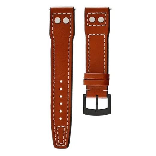 KOŽENÝ ŘEMÍNEK BIATEC PILOT | HNĚDÝ - 20 MM - STRAPS - ACCESSORIES