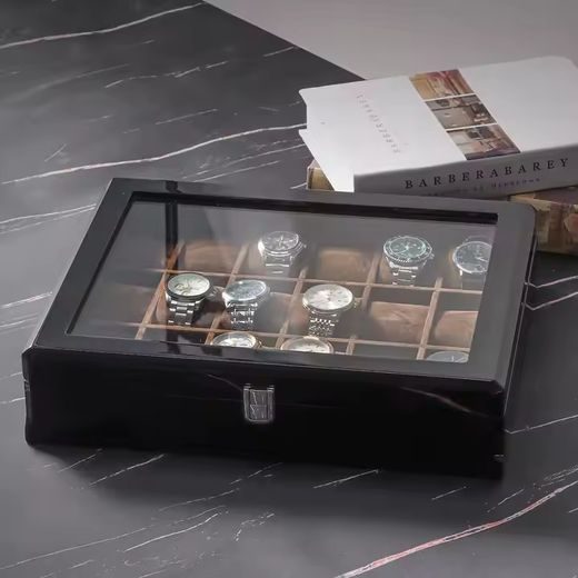 DŘEVĚNÝ BOX NA HODINKY HELVETI (PRO 18 HODINEK) - BOXY NA HODINKY - OSTATNÍ