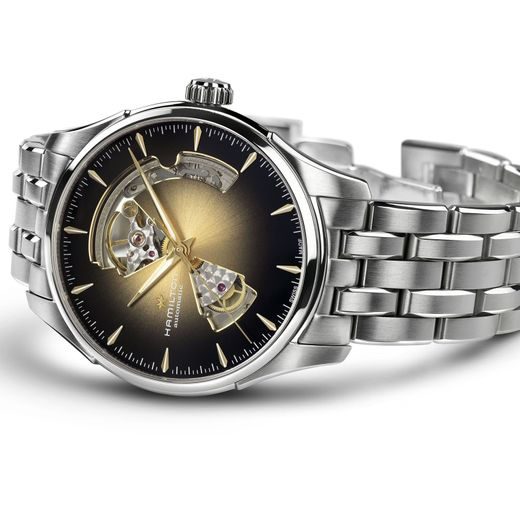 HAMILTON JAZZMASTER OPEN HEART AUTO 40MM H32675101 - JAZZMASTER - ZNAČKY