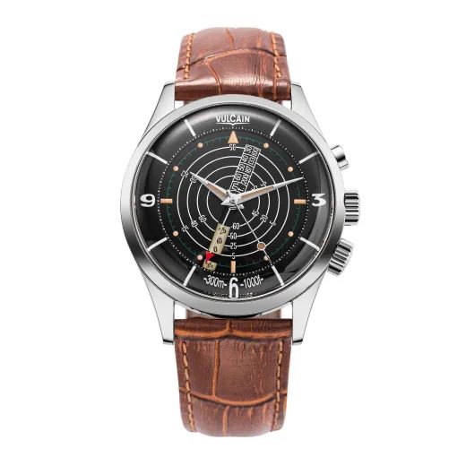 VULCAIN NAUTICAL HERITAGE - BLACK BEIGE PATINA - NAUTICAL HERITAGE - ZNAČKY