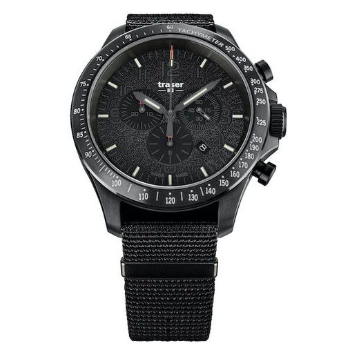 TRASER P67 OFFICER PRO CHRONOGRAPH BLACK NATO - HERITAGE - ZNAČKY