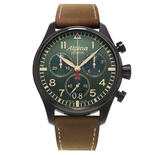 ALPINA STARTIMER PILOT BIG DATE CHRONOGRAPH AL-372GR4FBS6 - ALPINA - BRANDS