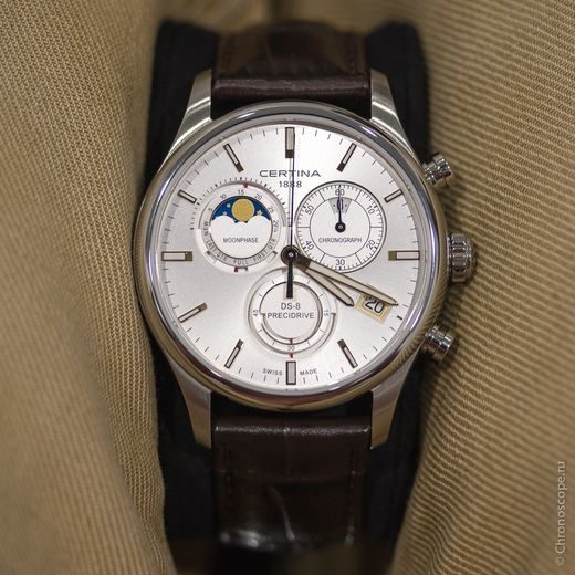 CERTINA DS-8 CHRONOGRAPH MOON PHASE C033.450.16.031.00 - CERTINA - BRANDS