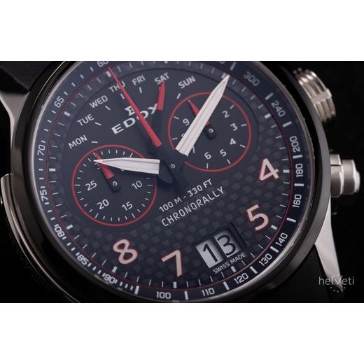 EDOX CHRONORALLY QUARTZ CHRONOGRAPH 38003-TINRIV-CARO - CHRONORALLY - BRANDS
