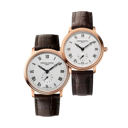 SET FREDERIQUE CONSTANT SLIMLINE FC-235M4S4 A FC-235M1S4 - WATCHES FOR COUPLES - WATCHES