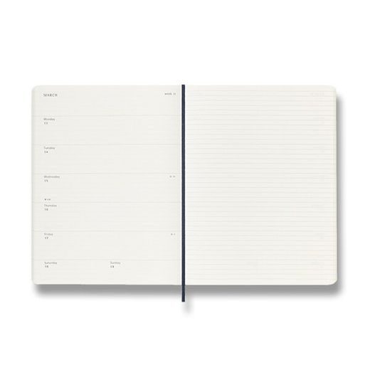 DIÁŘ MOLESKINE 2023 VÝBĚR BAREV - TÝDENNÍ - MĚKKÉ DESKY - XL 1206/57240 - DIÁŘE A ZÁPISNÍKY - OSTATNÍ