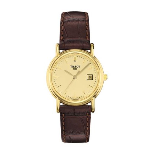 TISSOT CARSON QUARTZ 18K GOLD T71.3.129.21 - TISSOT - ZNAČKY