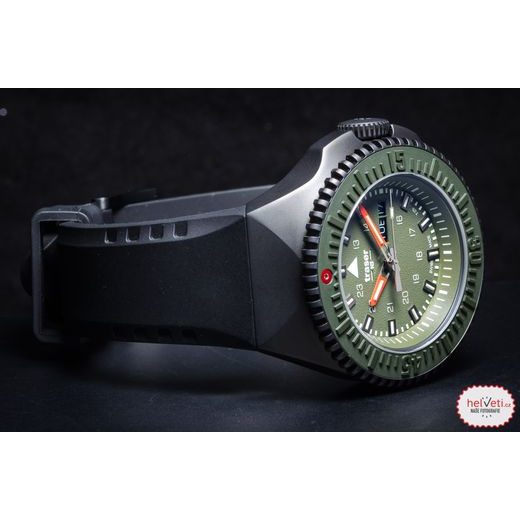 TRASER P69 BLACK STEALTH GREEN, RUBBER - TACTICAL - BRANDS