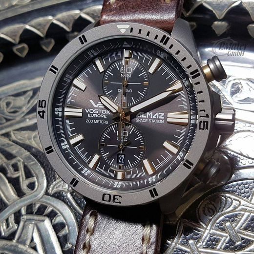 VOSTOK EUROPE ALMAZ TITANIUM LINE 6S11/320H521 - ALMAZ SPACE STATION - ZNAČKY