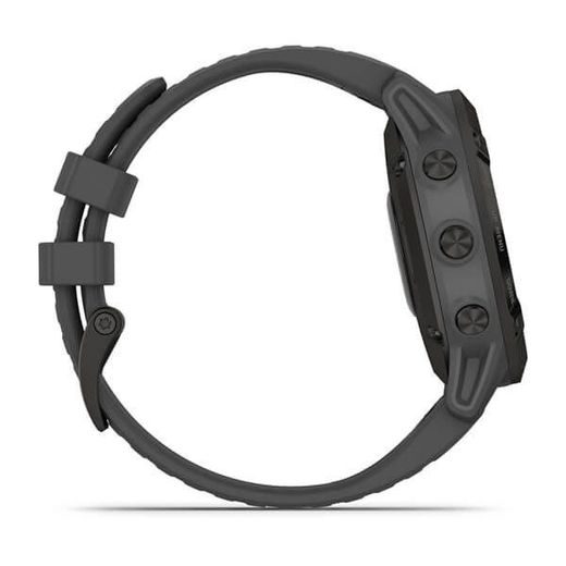 GARMIN FENIX6 PRO SOLAR, BLACK/SLATE BAND (MAP/MUSIC) 010-02410-11 - GARMIN - BRANDS