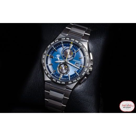 CITIZEN WORLDTIME RADIO CONTROLLED SUPER TITANIUM AT8234-85L - SUPER TITANIUM - BRANDS