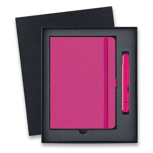 DÁRKOVÁ SADA KULIČKOVÉ PERO LAMY PICO NEON PINK A ZÁPISNÍK 1506/2882076 - PENS SETS - ACCESSORIES