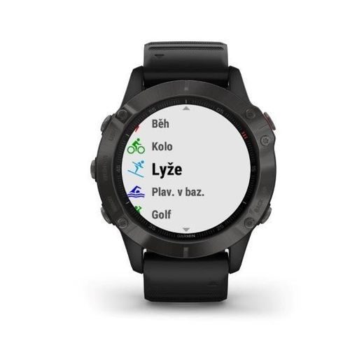 GARMIN FENIX6 PRO SAPPHIRE, GRAY/BLACK BAND (MAP/MUSIC) 010-02158-11 - GARMIN - ZNAČKY