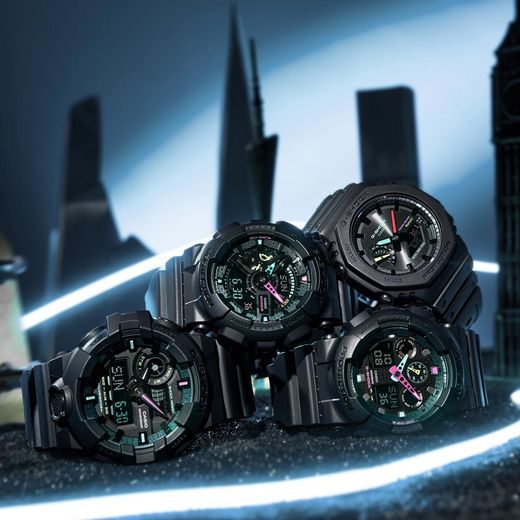 CASIO G-SHOCK GA-100MF-1AER MULTI-FLUORESCENT ACCENTS SERIES - G-SHOCK - ZNAČKY