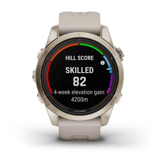 GARMIN FĒNIX 7S PRO SAPPHIRE SOLAR EDITION SOFT GOLD S KOŽENÝM ŘEMÍNKEM LIMESTONE - 010-02776-30 - FENIX 7S - ZNAČKY