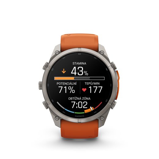 GARMIN FENIX® 9 PRO INREACH - 51 MM, TITANIUM AUTUMN ORANGE/SPARK 010-04337-01 - FENIX 9 PRO INREACH - ZNAČKY