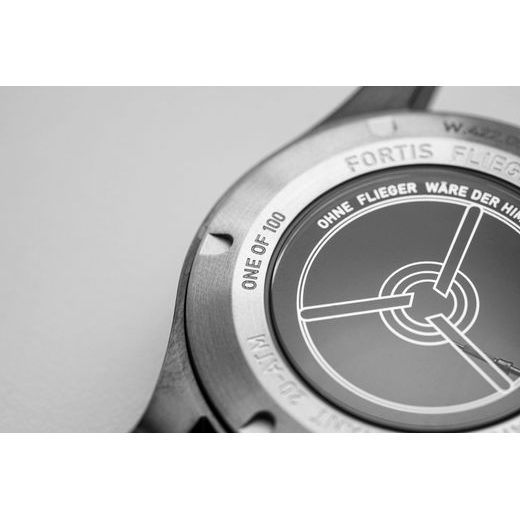 FORTIS FLIEGER F-41 WERK 7 MISSION BLACK LIMITED EDITION F4220030 - FLIEGER - BRANDS