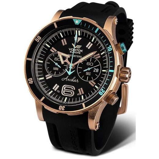 VOSTOK EUROPE ANCHAR SUBMARINE CHRONO LINE 6S21/510O585 - ANCHAR SUBMARINE - ZNAČKY