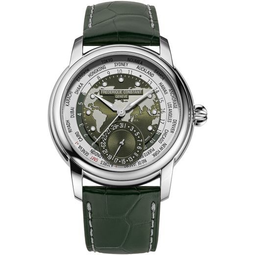 FREDERIQUE CONSTANT MANUFACTURE CLASSIC WORLDTIMER AUTOMATIC LIMITED EDITION FC-718KWM4H6 - MANUFACTURE - BRANDS