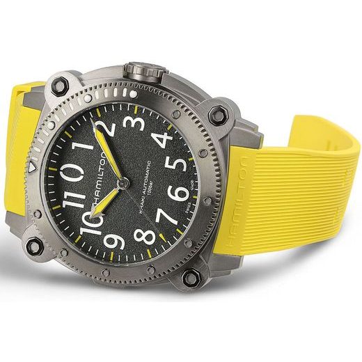 HAMILTON KHAKI NAVY BELOWZERO AUTO TITANIUM H78535380 - KHAKI NAVY - BRANDS