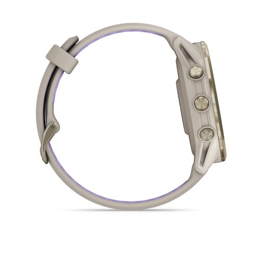 FORERUNNER® 970 TITANIUM BEZEL SOFT GOLD, FRENCH GREY CASE AND TRANSLUCENT FRENCH GREY/INDIGO STRAP 010-02969-12 - FORERUNNER 970 - BRANDS