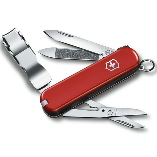 NŮŽ VICTORINOX NAIL CLIP 580 RED - KAPESNÍ NOŽE - OSTATNÍ