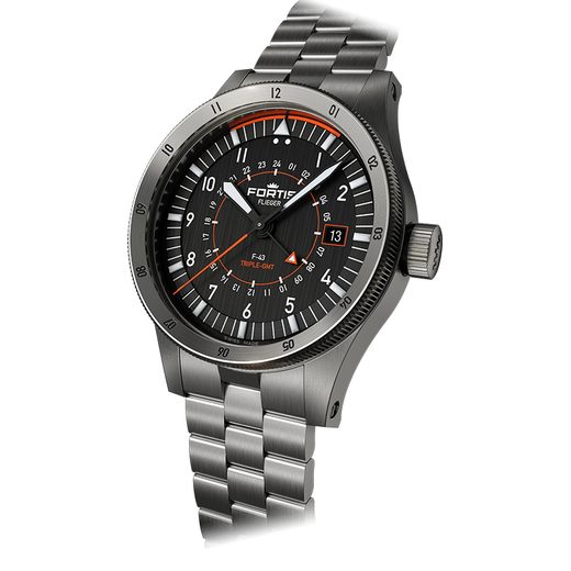 FORTIS FLIEGER F-43 TRIPLE-GMT COSC F4260000 - FLIEGER - BRANDS