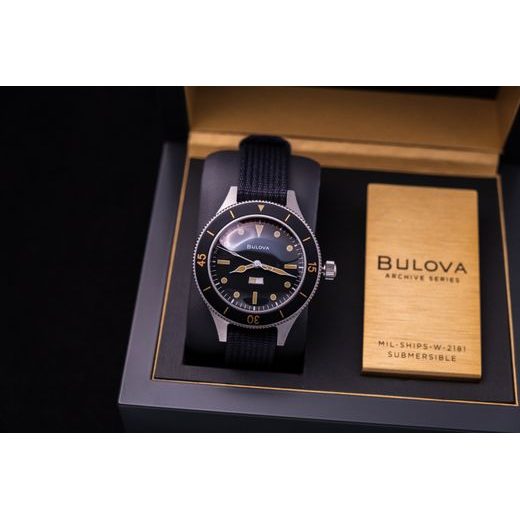 BULOVA MIL-SHIPS 98A266 - ARCHIVE SERIES - ZNAČKY