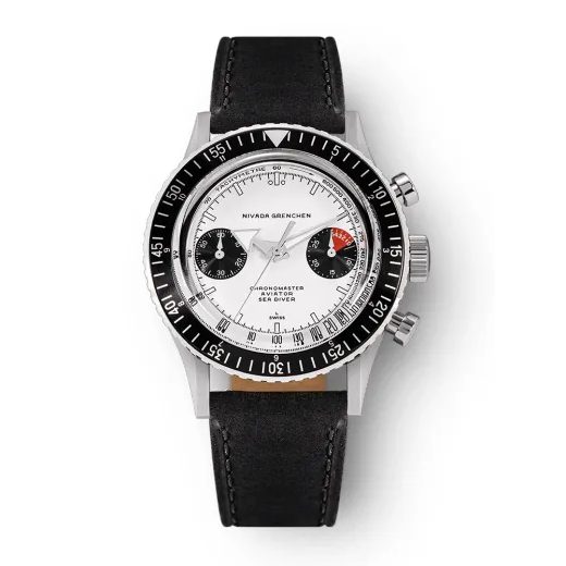 NIVADA GRENCHEN CHRONOMASTER WHITE PANDA INTER. BEZEL - MANUAL - CHRONOMASTER - ZNAČKY