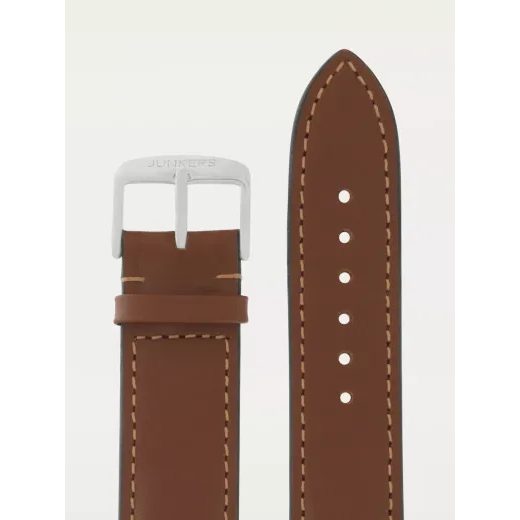 LEATHER STRAP JUNKERS XL 22MM - BROWN - STRAPS - ACCESSORIES