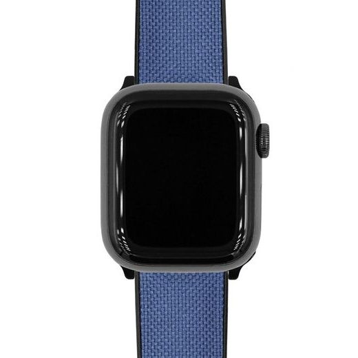 HIRSCH ARNE STRAP FOR APPLE WATCH - BLUE - STRAPS - ACCESSORIES