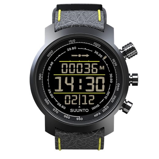 SUUNTO ELEMENTUM TERRA BLACK/YELLOW LEATHER SS019997000 - ARCHÍV