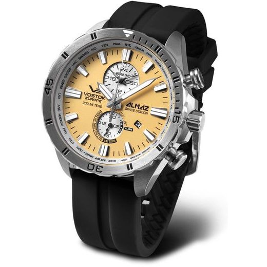 VOSTOK EUROPE ALMAZ MULTIFUNCIONAL LINE YM8J-320A655S - ALMAZ SPACE STATION - BRANDS