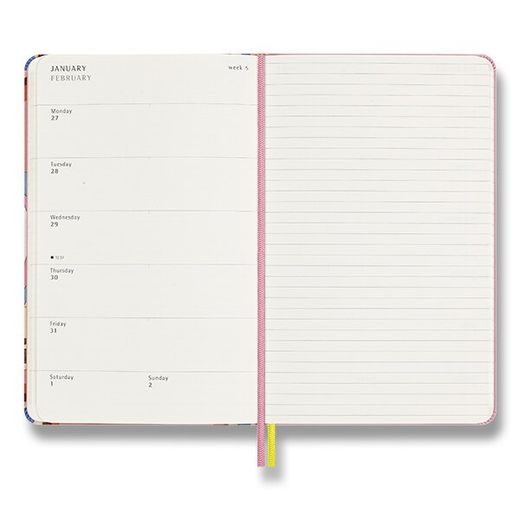 DIÁŘ SAKURA MOLESKINE 2024-25 - TVRDÉ DESKY - L, TÝDENNÍ, 1206/5709017 - DIÁŘE A ZÁPISNÍKY - OSTATNÍ