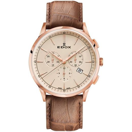 EDOX LES VAUBERTS CHRONOGRAPH 10236-37RC-BEIR - LES VAUBERTS - BRANDS