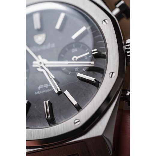 NIVADA GRENCHEN F77 CHRONOGRAPH MECAQUARTZ CARBON 38 MM - F77 - BRANDS