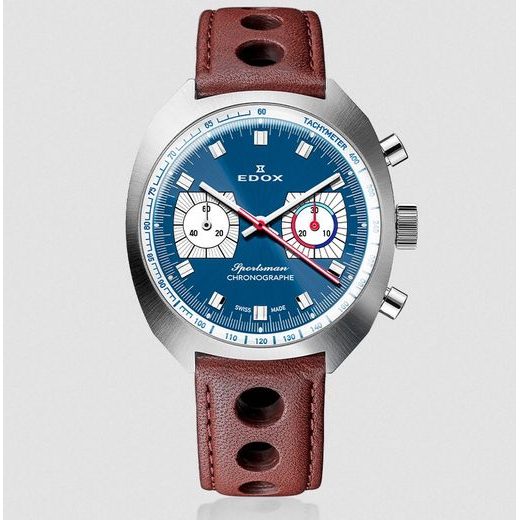 EDOX SPORTSMAN CHRONOGRAPHE AUTOMATIC LIMITED EDITION 08202-3BU-BUIN - SPORTSMAN - BRANDS