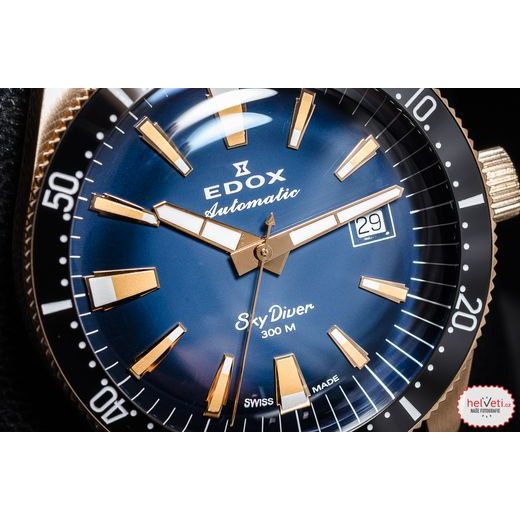 EDOX SKYDIVER DATE AUTOMATIC 80126-BRN-BUIDR LIMITED EDITION - SKYDIVER - ZNAČKY