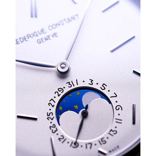 FREDERIQUE CONSTANT MANUFACTURE SLIMLINE MOONPHASE AUTOMATIC SECONDE/SECONDE/ LIMITED EDITION FC-705SOC4S6 - SLIMLINE GENTS - ZNAČKY