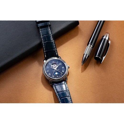 FREDERIQUE CONSTANT CLASSICS HEART BEAT MOONPHASE DATE AUTOMATIC FC-335MCNW4P26 - CLASSICS GENTS - BRANDS