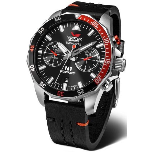 VOSTOK EUROPE N-1 ROCKET CHRONO LINE 6S21-225A707 - ROCKET N-1 - ZNAČKY