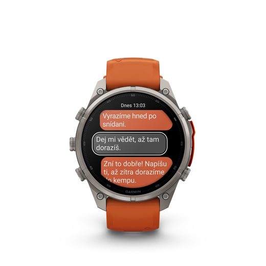 GARMIN FENIX® 9 PRO INREACH - 47 MM, TITANIUM AUTUMN ORANGE/SPARK 010-04336-01 - FENIX 9 PRO INREACH - ZNAČKY