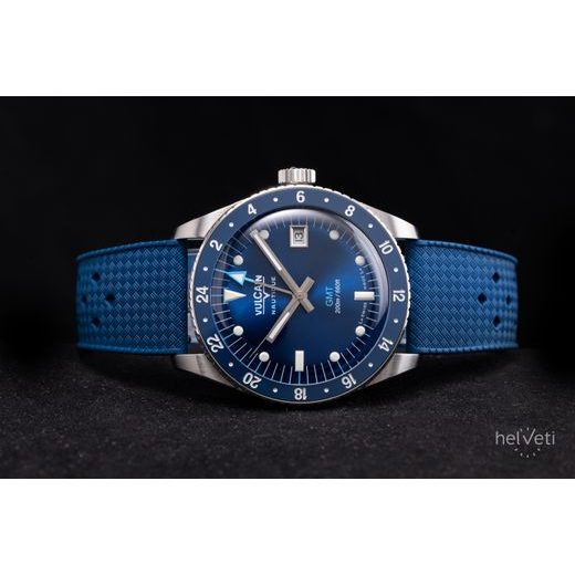 VULCAIN SKINDIVER GMT - BLUE - SKINDIVER NAUTIQUE - BRANDS