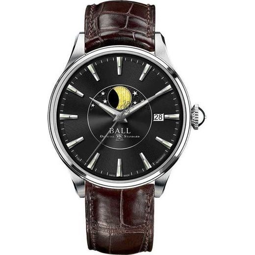 BALL TRAINMASTER MOON PHASE NM3082D-LLFJ-BK - TRAINMASTER - ZNAČKY