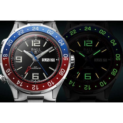 BALL ROADMASTER MARINE GMT COSC LIMITED EDITION DG3030B-S4C-BK - ROADMASTER - BRANDS