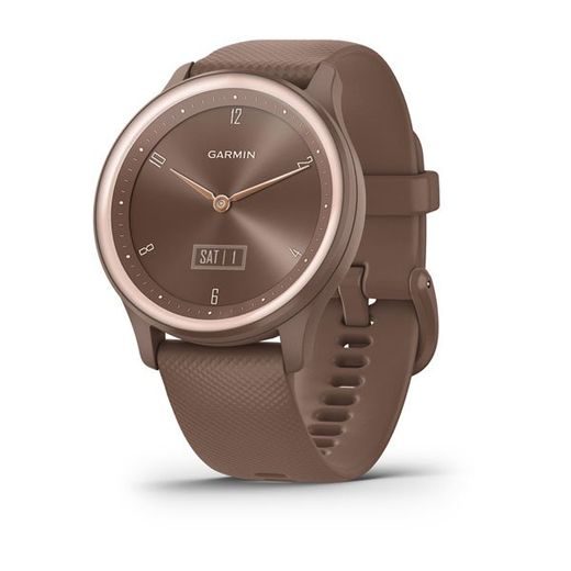 GARMIN VÍVOMOVE SPORT PEACH GOLD/COCOA SILICONE BAND - 010-02566-02 - VIVOMOVE SPORT - BRANDS