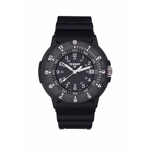 TRASER P65 TACTICAL MISSION BLACK RUBBER - TRASER - BRANDS