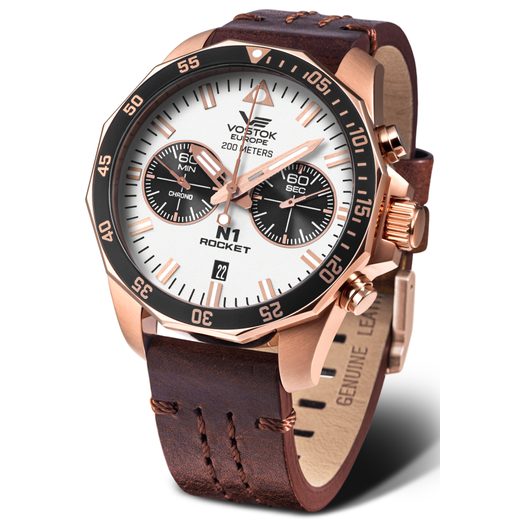 VOSTOK EUROPE N-1 ROCKET CHRONO LINE 6S21-225B619 - ROCKET N-1 - ZNAČKY