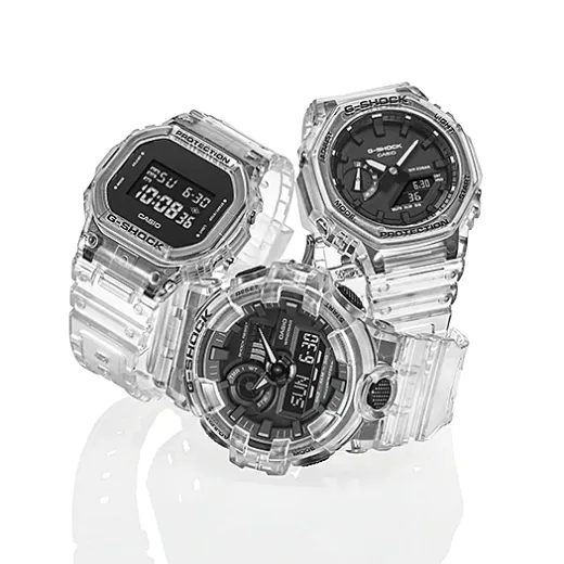 CASIO G-SHOCK GA-2100SKE-7AER TRANSPARENT PACK - CASIOAK - BRANDS