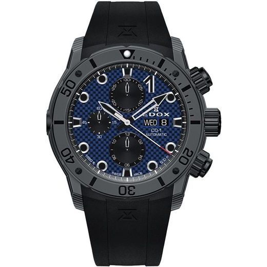 EDOX CO-1 CARBON CHRONOGRAPH AUTOMATIC 01125-CLNGN-BUNN - CO-1 - ZNAČKY